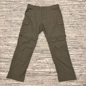 Kuhl Renegade Stealth Convertible Cargo Pants Men’s 38x32 Outdoor Hike Trail